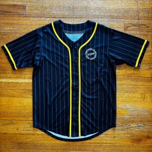 Black History Malcolm X Baseball Jersey Mens Size M Pinstripe